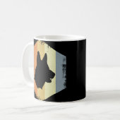 Antieke Duitse Herder Koffiemok (Voorkant links)