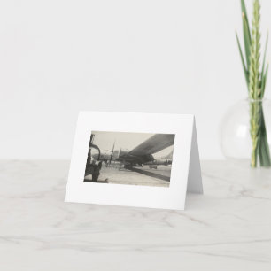 Antieke echte foto WWII B-29 bommenwerper notitiek Notitiekaartje