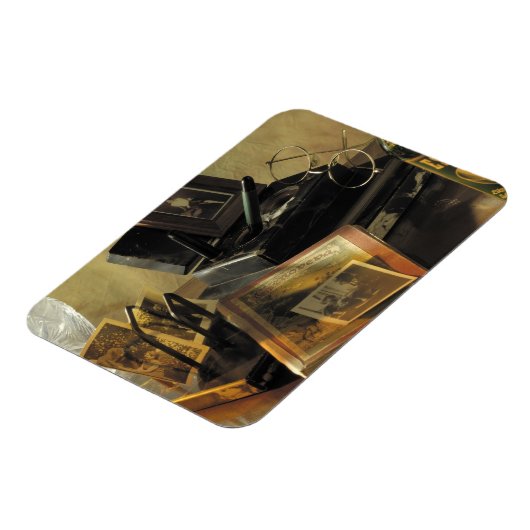 Antieke en nostalgische Mementos Magneet (Linkerzijde)