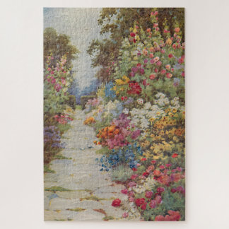 Antieke Engelse landtuin stenen pad Legpuzzel