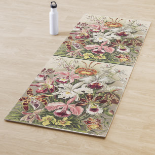 Antieke Ernst Haeckel Orchidee Botanische Print Yogamat