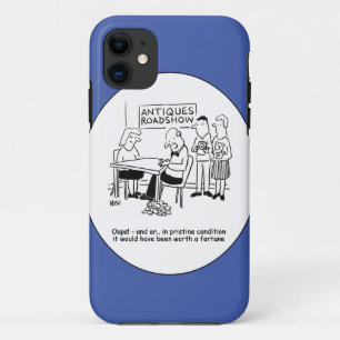 Antieke expert laat een waardevol object vallen iPhone 11 hoesje