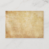 Antieke Floral Visitekaartje (Achterkant)