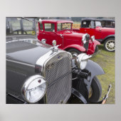 Antieke Ford-autobussen Poster (Voorkant)