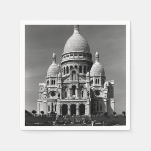 Antieke Frankrijk Parijs Sacre Coeur Basiliek Servet