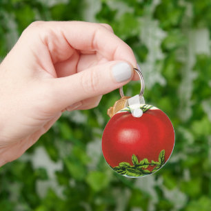 Antieke Fruitkist Label, Arcadia Beauty Tomaten Sleutelhanger