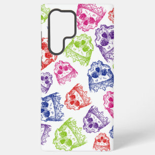Antieke gekroonde schedels samsung galaxy hoesje