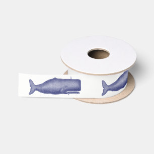 Antieke gestileerde walvis #1 N Lint