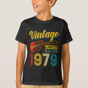 Antieke gitaar uit beperkte oplage, geboortejaar 1 t-shirt