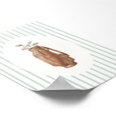 Antieke Golf Tas Wand Kunst Poster (Hoek)