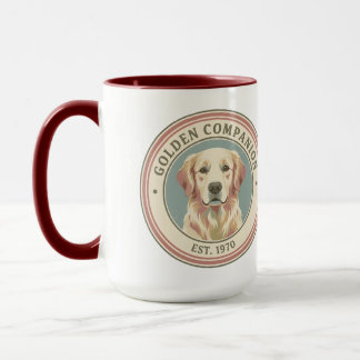 Antieke Gouden Begeleider Goudkleurige Retriever 1 Mok