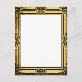 Antieke Gouden Rol Schilderijlijst Oud Model Briefkaart