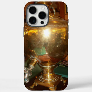 Antieke Gouden Samovar Erfstuk Theepot Kunst Pri iPhone 16 Pro Max Hoesje