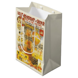 Antieke Grand Fete Fair Paris Poster Medium Cadeauzakje