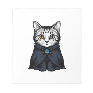 Antieke Gravure Kat Portret Illustratie Ontwerp Notitieblok