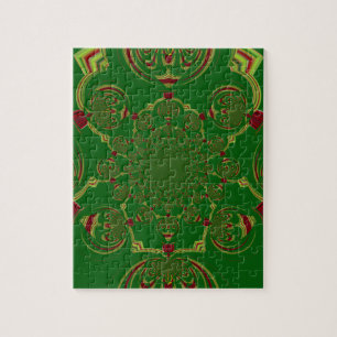 Antieke Groen Legpuzzel