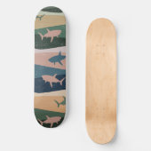 ANTIEKE HAAI GOLF SKATEBOARD (Voorkant)