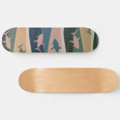 ANTIEKE HAAI GOLF SKATEBOARD (Horizontaal)