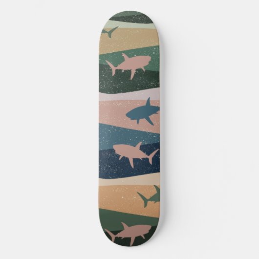 ANTIEKE HAAI GOLF SKATEBOARD (Voorkant)