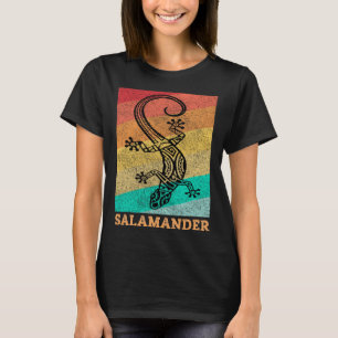 Antieke Hawaiaanse Polynesische Maori Salamander T-shirt