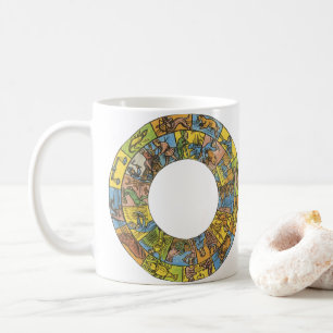 Antieke Hemelkaart, Astrologische Dierenriem Wiele Koffiemok