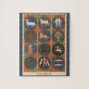 Antieke Hemelkaart, Astrologische Dierenriemkaart, Legpuzzel