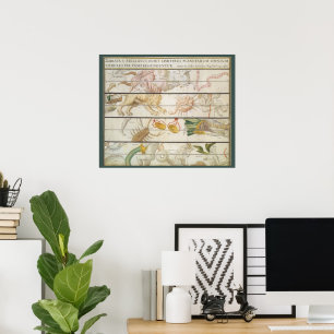 Antieke Hemelkaart, Astronomie door John Seller Poster