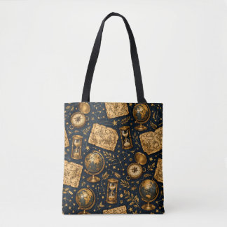 Antieke Hemelkaart & Astronomie Patroon Draagtas