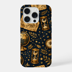 Antieke Hemelkaart & Astronomie Patroon iPhone 15 Pro Hoesje