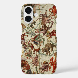 Antieke Hemelkaart Noordelijke Sterrenkaart 1660 iPhone 16 Hoesje