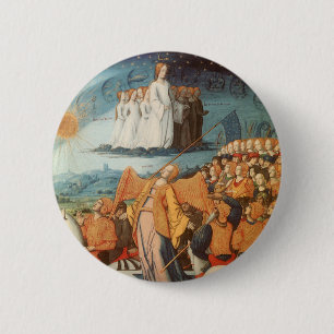 Antieke Hemelse Astronomie Kracht van de Hemel Ronde Button 5,7 Cm