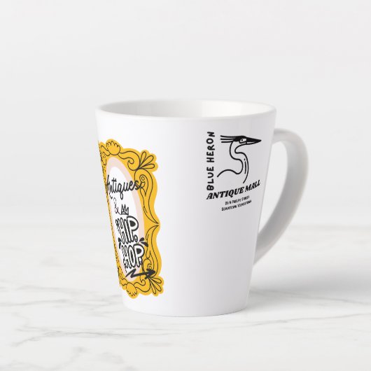 Antieke & HipHop Latte Cup Latte Mok (Rechterhoek)