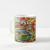 Antieke Houston Texas ansichtkaart Koffiemok (Voorkant links)