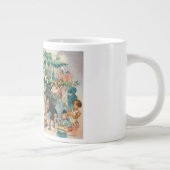 Antieke Illustratie Puck's Kerstboom, 1902 Extra Grote Beker (Rechts)