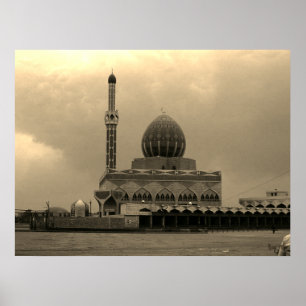 Antieke Irak Bagdad Buniya Moskee Poster