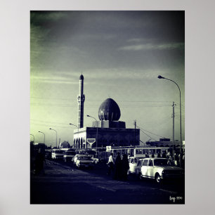 Antieke Irak Bagdad Buniya Moskee Poster