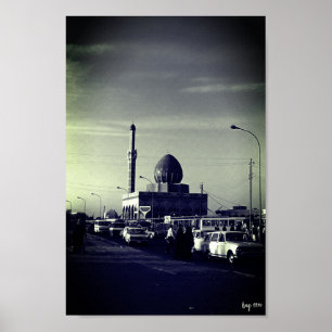 Antieke Irak Bagdad Buniya Moskee Poster
