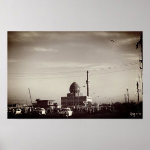Antieke Irak Bagdad Buniya-moskee Poster