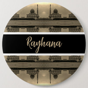 Antieke Irak Bagdad Buniya-moskee Ronde Button 6,0 Cm