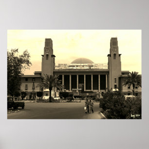 Antieke Irak Bagdad centraal station Poster