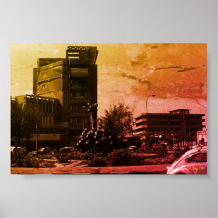 Antieke Irak Bagdad fontein Poster