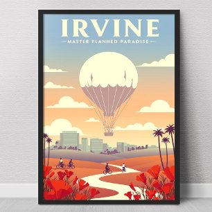 Antieke Irvine Californië Poster