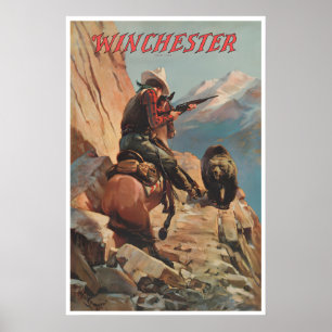 Antieke Jachtkunst Westerse Sportposter Muur Poster