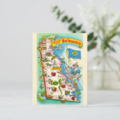 Antieke kaart van Delaware (Staand voorkant)