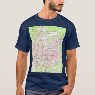 Antieke kaart van Gainesville Florida 1966 extra g T-shirt