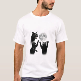 antieke kat t-shirt