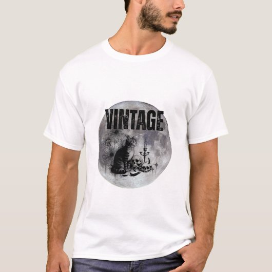 Antieke Kat T-shirt (Voorkant)