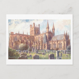 Antieke Kathedraal van Chester Briefkaart