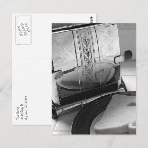 Antieke Keuken Toaster Bewerkbaar Retouradres Briefkaart