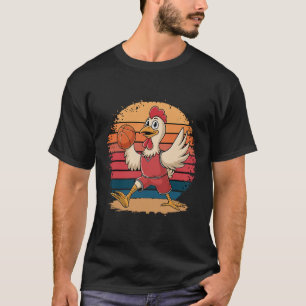 Antieke Kip Speelt Sketll Kip Liefhebbers Sket T-shirt